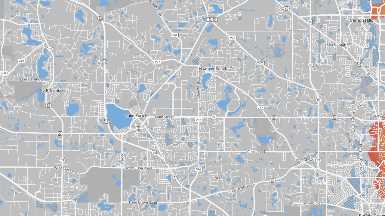 Transit Grade map of 60047, IL