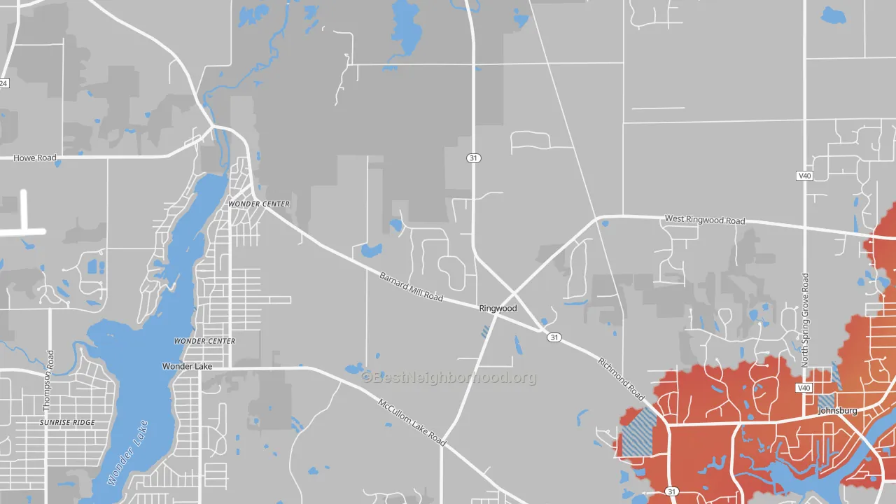 Transit Grade map of 60072, IL