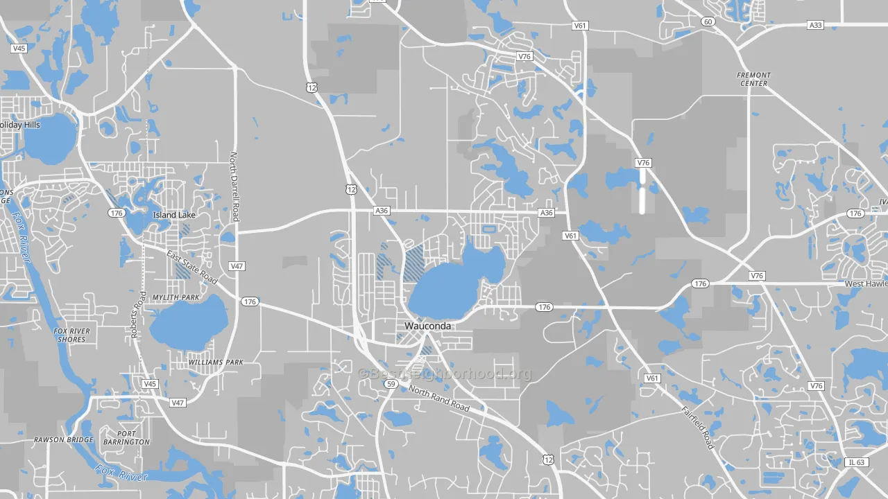 Transit Grade map of 60084, IL