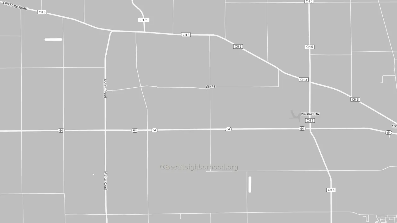 Transit Grade map of 60111, IL