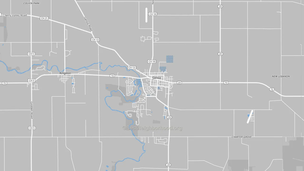 Transit Grade map of 60135, IL