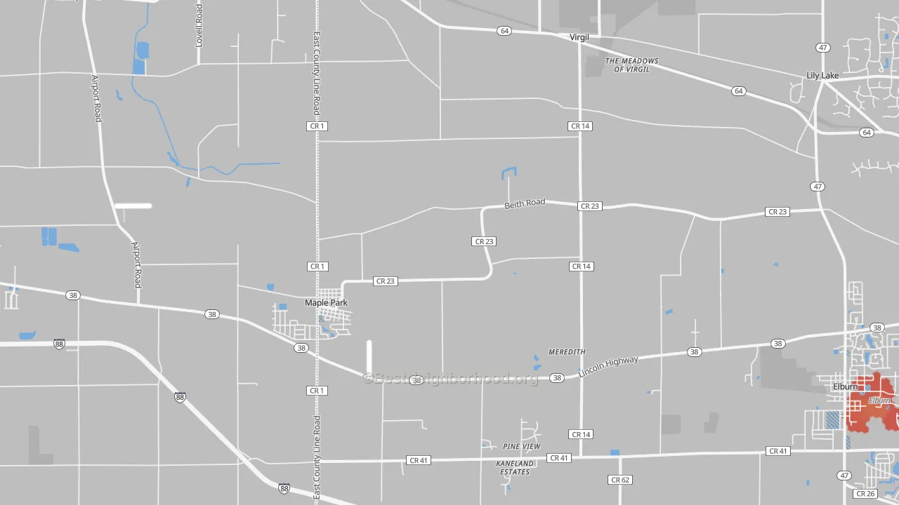 Transit Grade map of 60151, IL