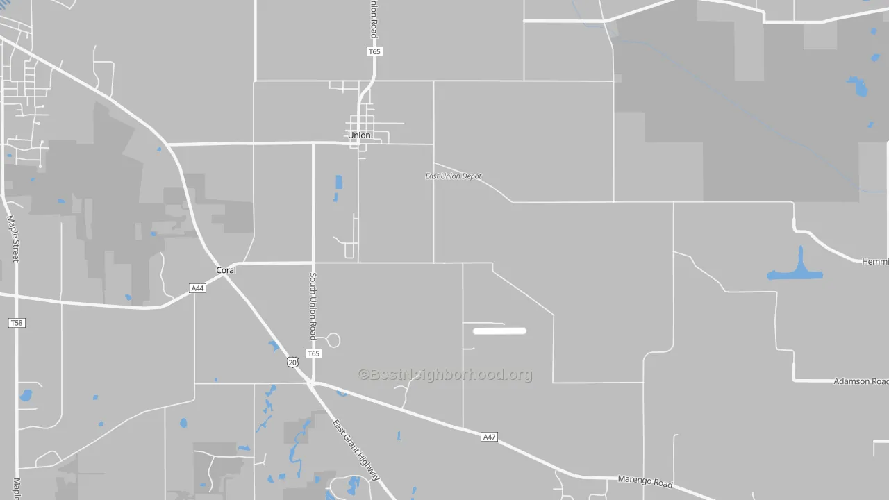 Transit Grade map of 60180, IL