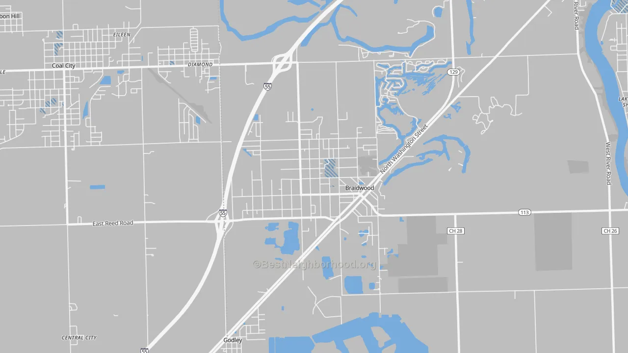 Transit Grade map of 60408, IL