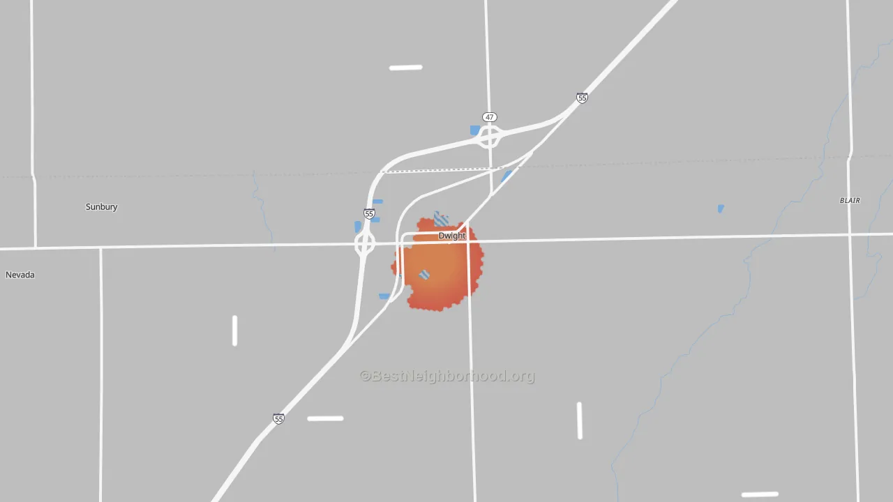 Transit Grade map of 60420, IL
