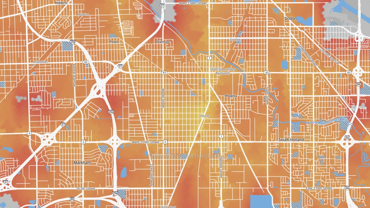 Transit Grade map of 60426, IL