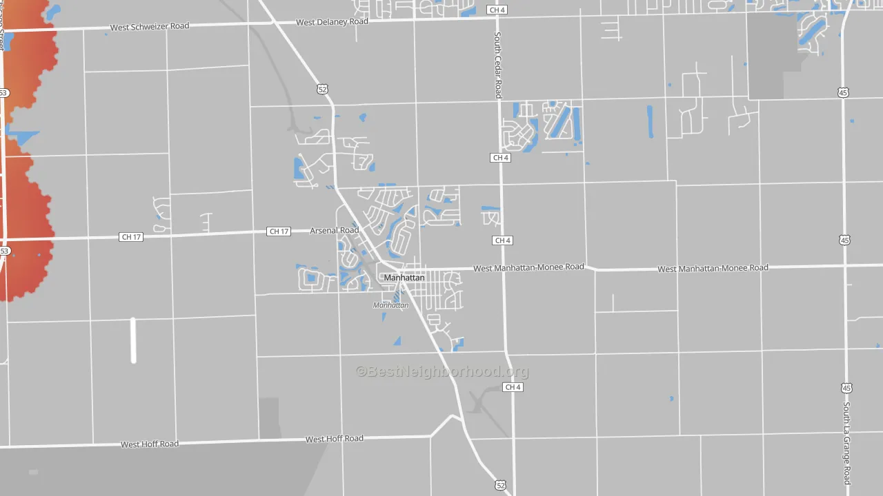 Transit Grade map of 60442, IL