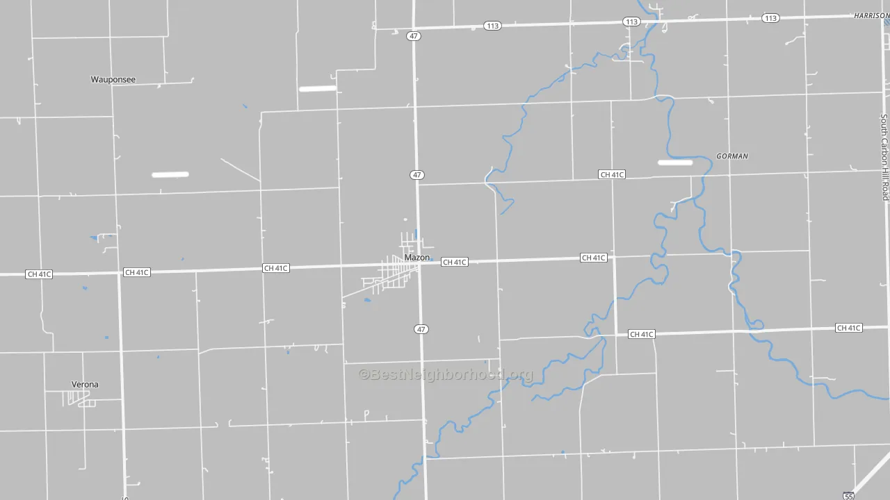 Transit Grade map of 60444, IL