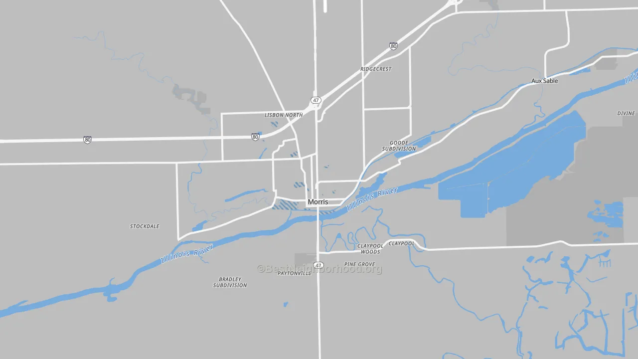 Transit Grade map of 60450, IL