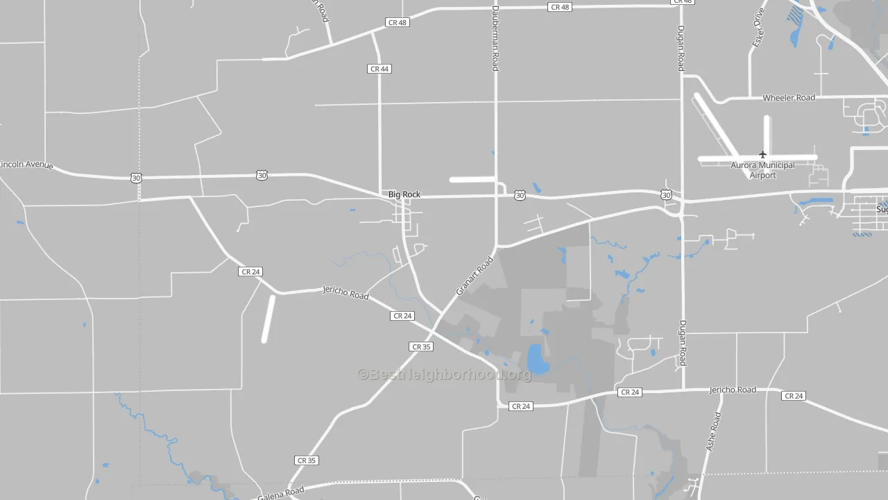 Transit Grade map of 60511, IL