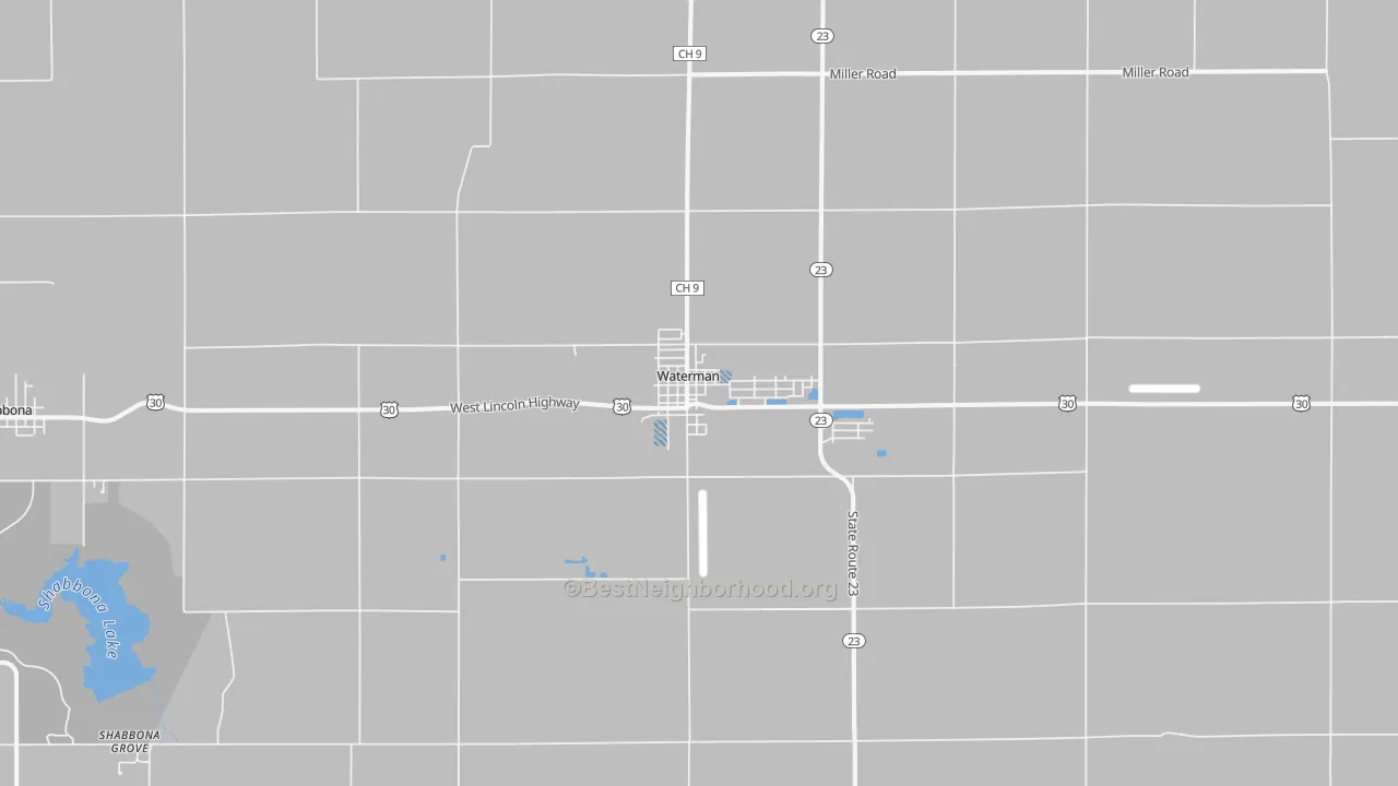 Transit Grade map of 60556, IL