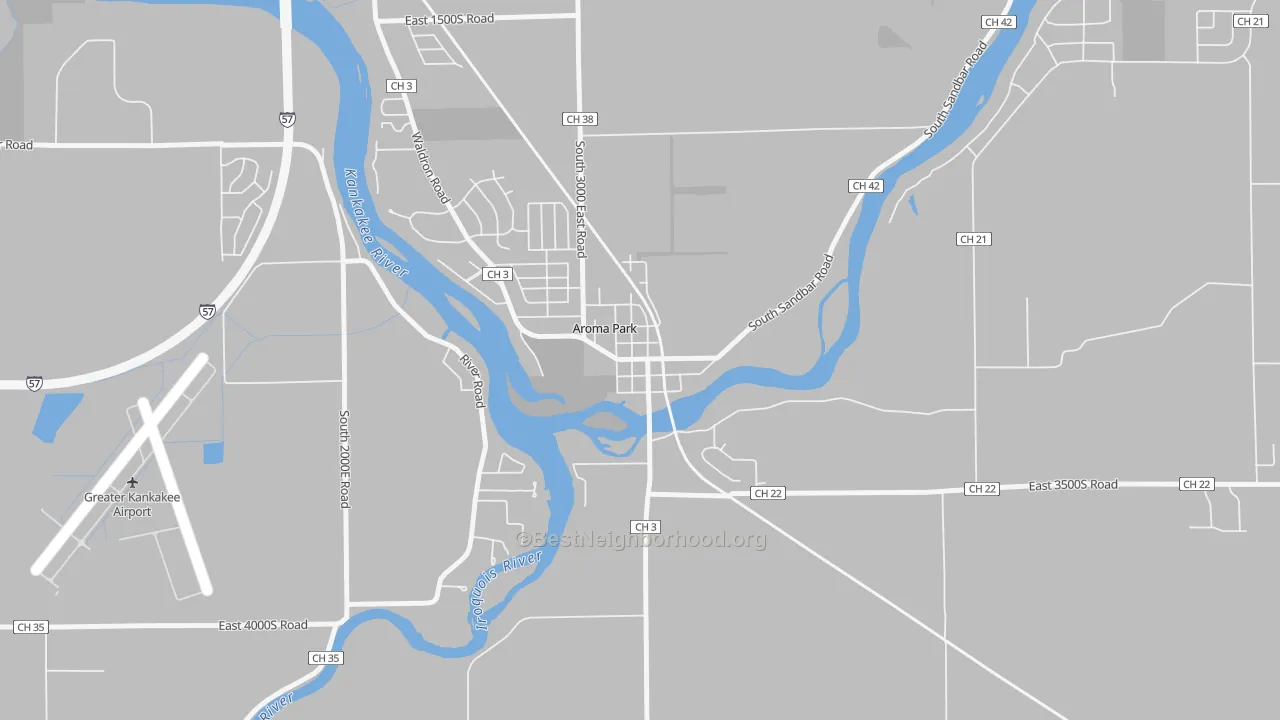 Transit Grade map of 60910, IL
