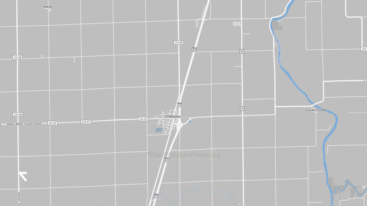 Transit Grade map of 60922, IL