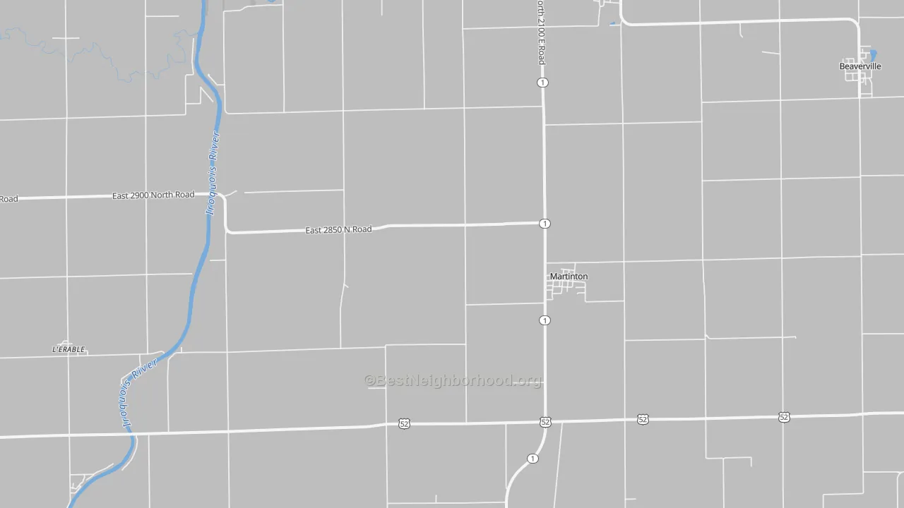 Transit Grade map of 60951, IL