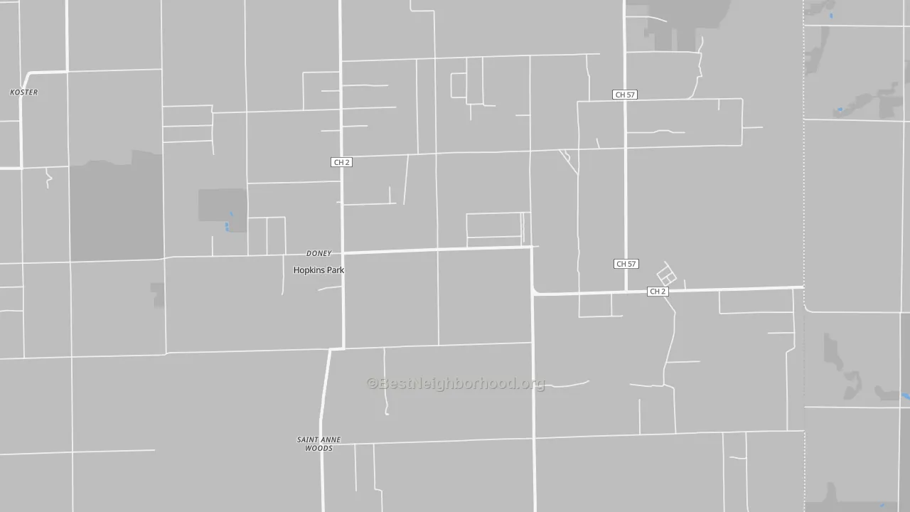 Transit Grade map of 60958, IL