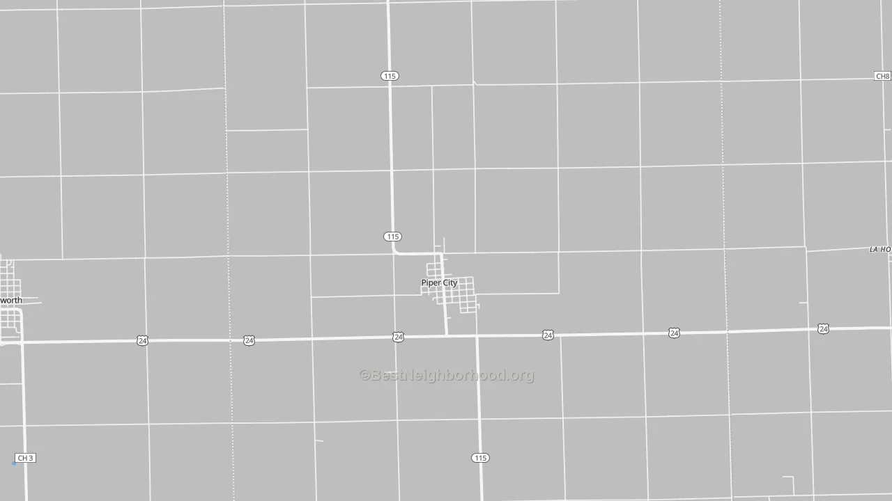 Transit Grade map of 60959, IL