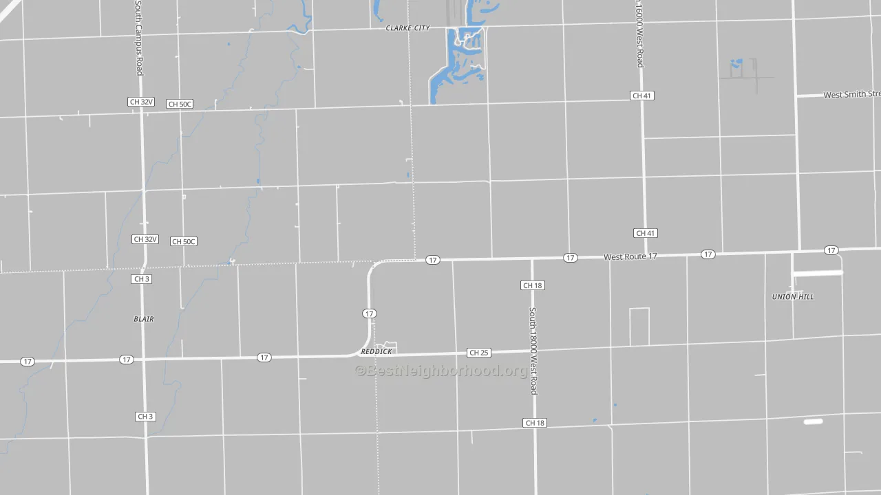 Transit Grade map of 60961, IL