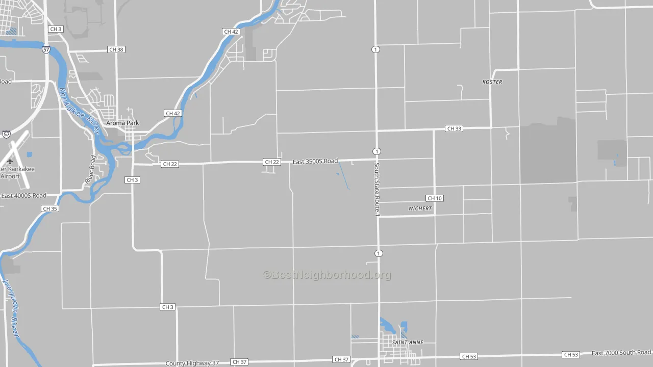 Transit Grade map of 60964, IL