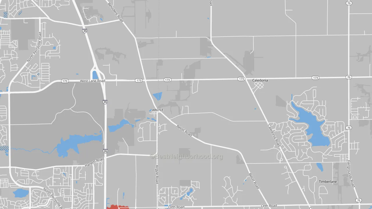 Transit Grade map of 61011, IL