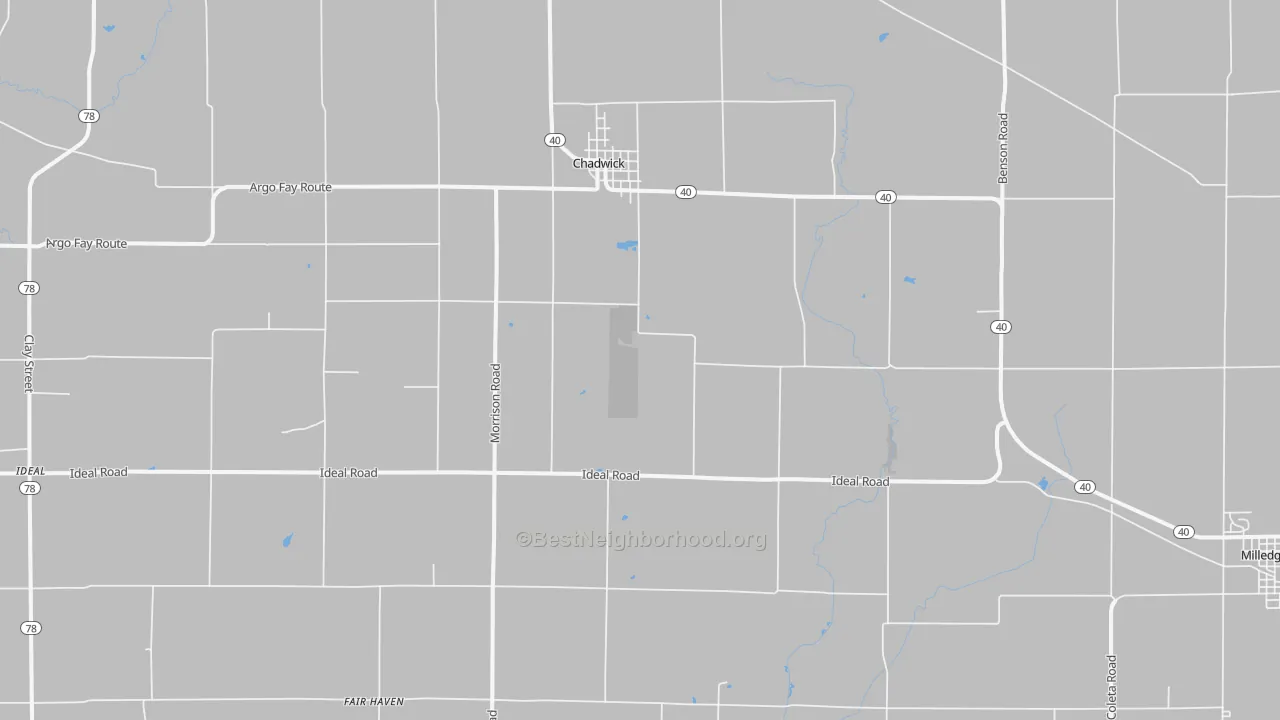Transit Grade map of 61014, IL
