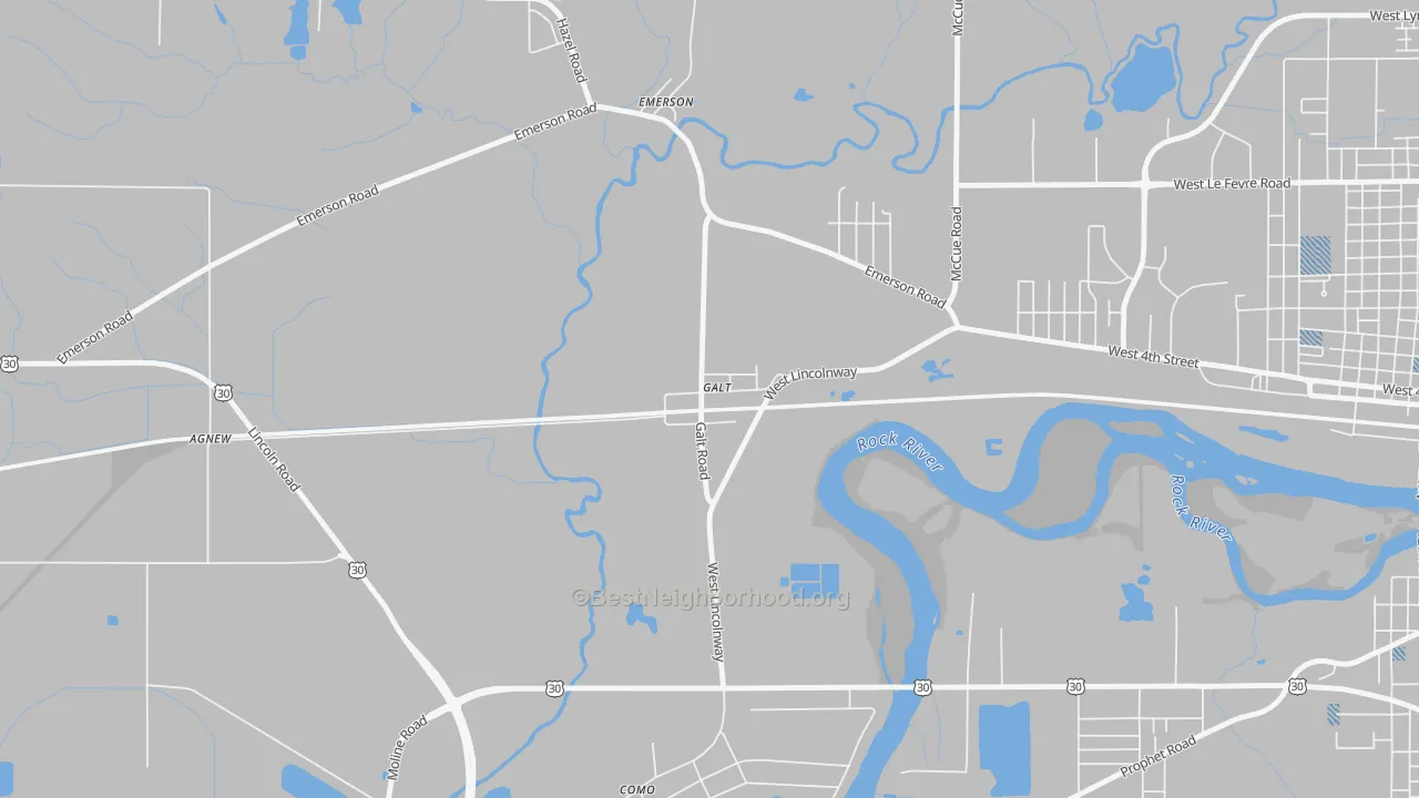 Transit Grade map of 61037, IL