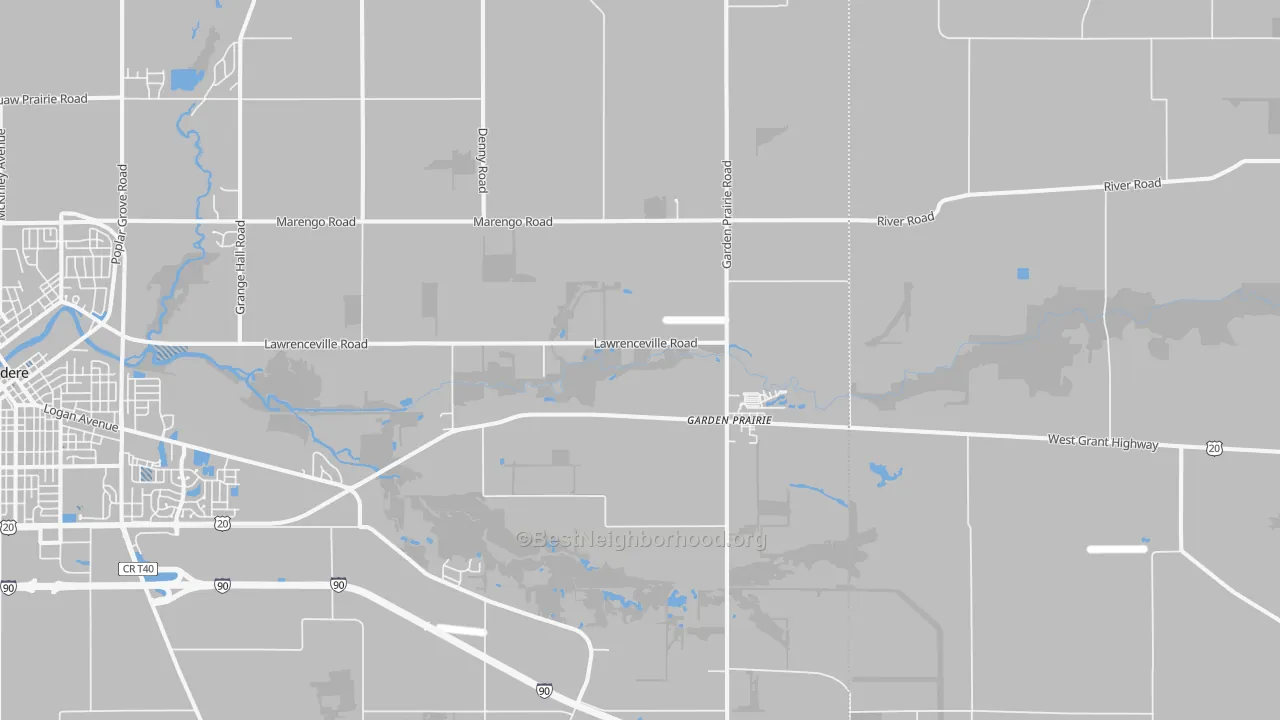 Transit Grade map of 61038, IL