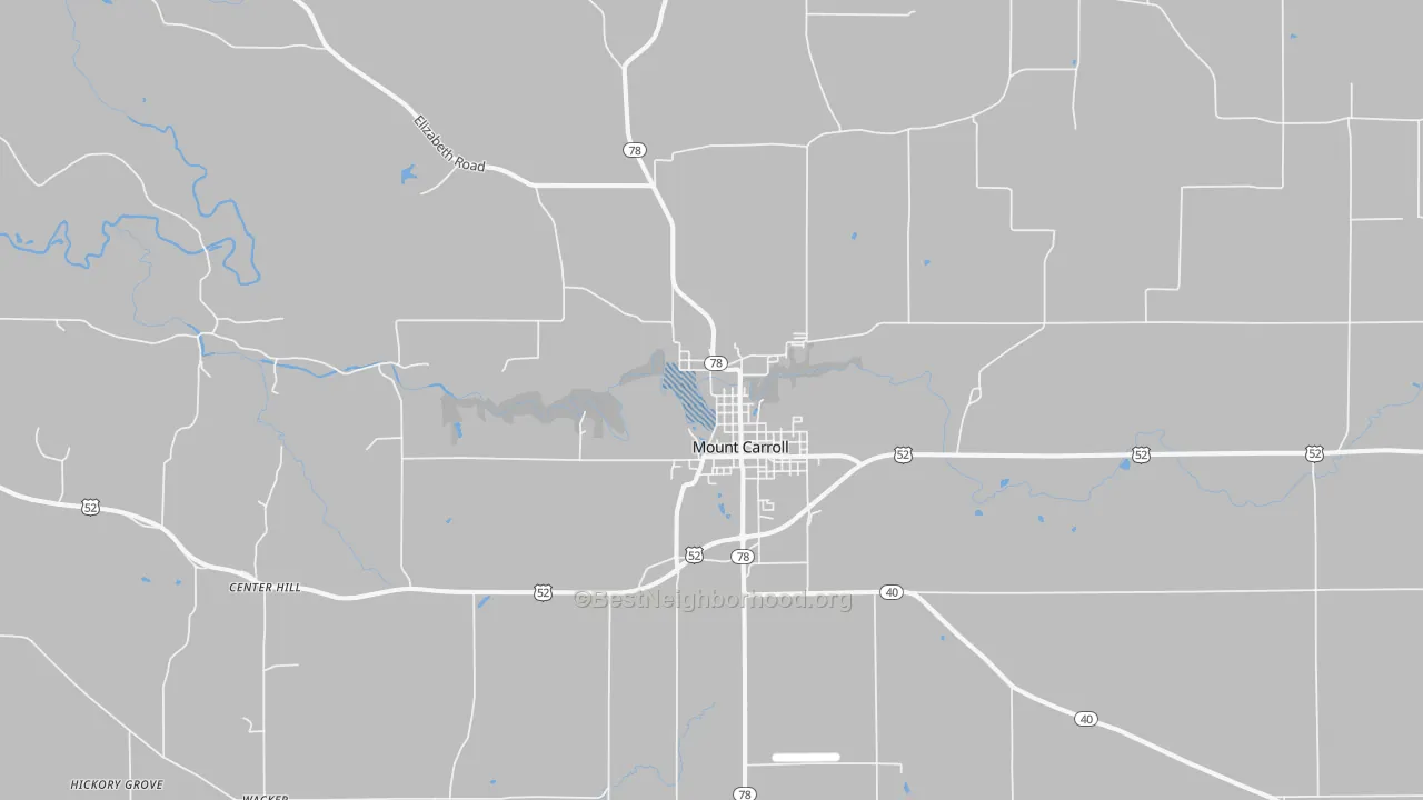 Transit Grade map of 61053, IL