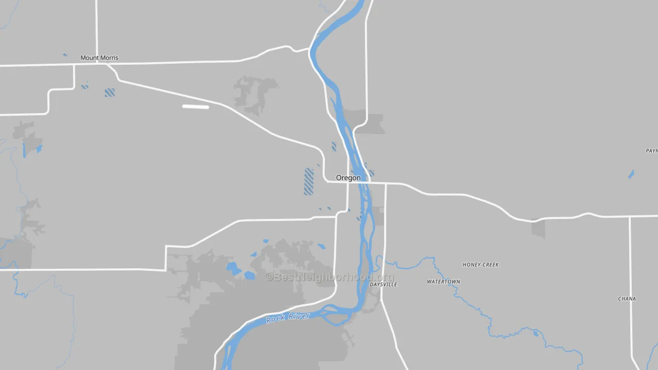 Transit Grade map of 61061, IL