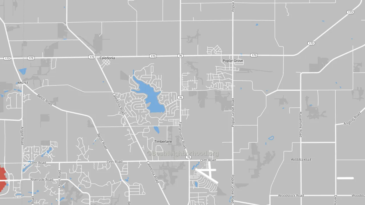 Transit Grade map of 61065, IL