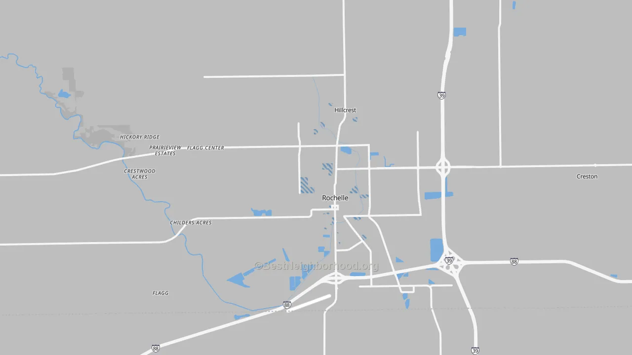 Transit Grade map of 61068, IL