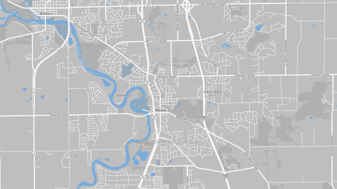 Transit Grade map of 61073, IL