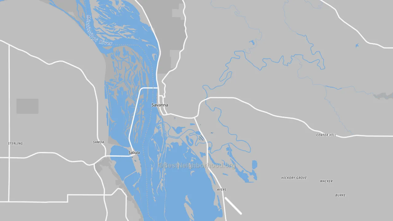 Transit Grade map of 61074, IL