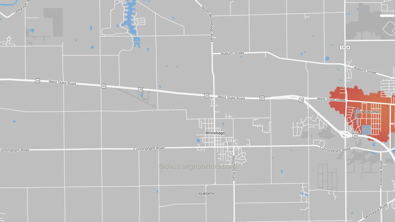 Transit Grade map of 61088, IL