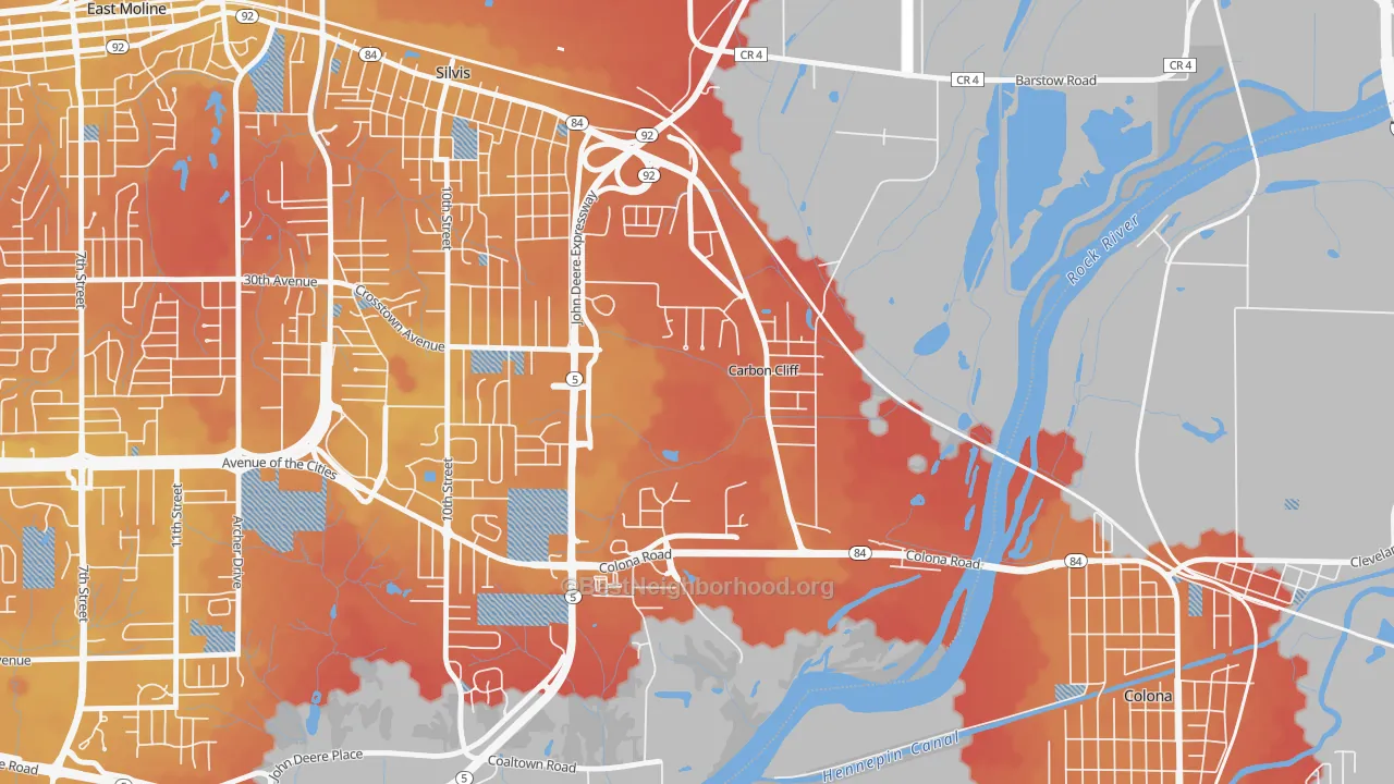 Transit Grade map of 61239, IL