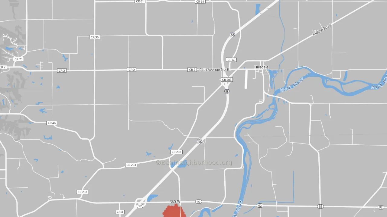 Transit Grade map of 61257, IL