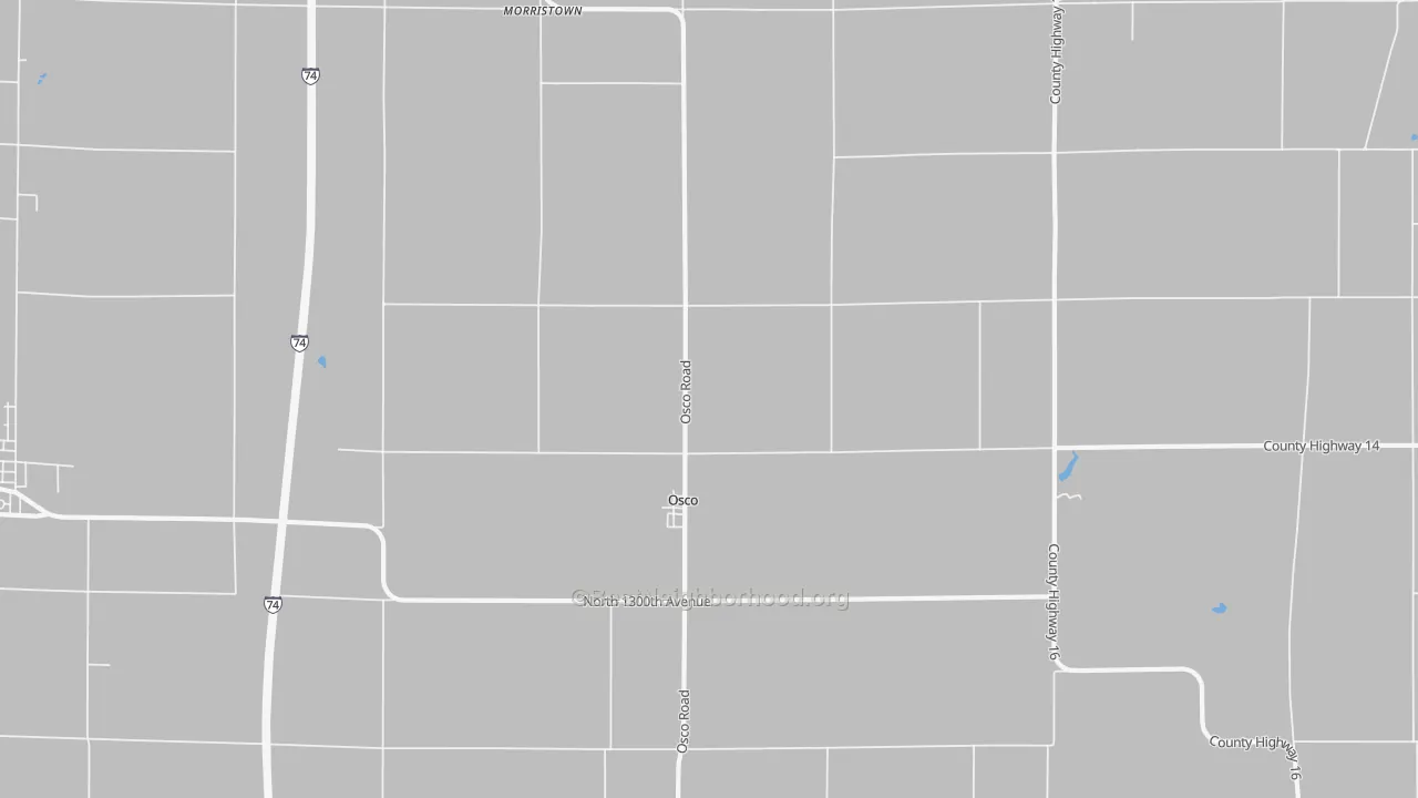 Transit Grade map of 61274, IL