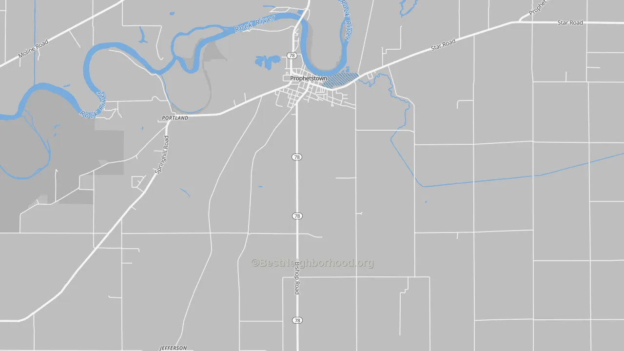 Transit Grade map of 61277, IL