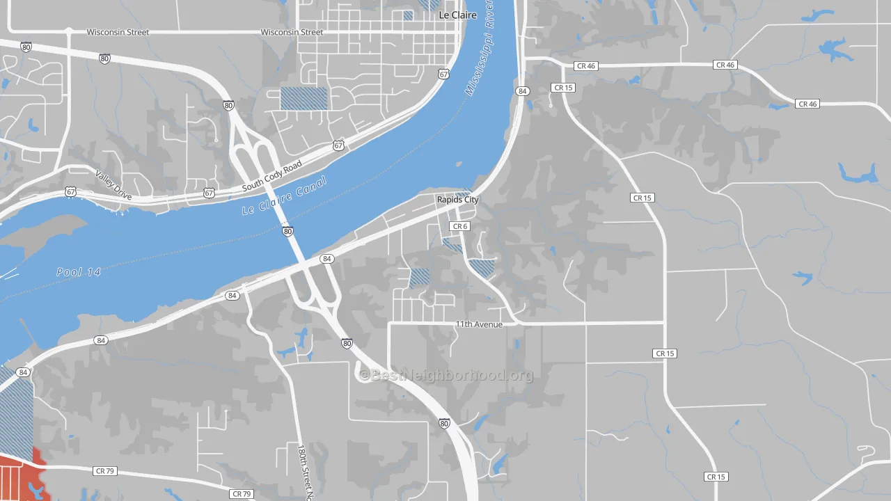 Transit Grade map of 61278, IL
