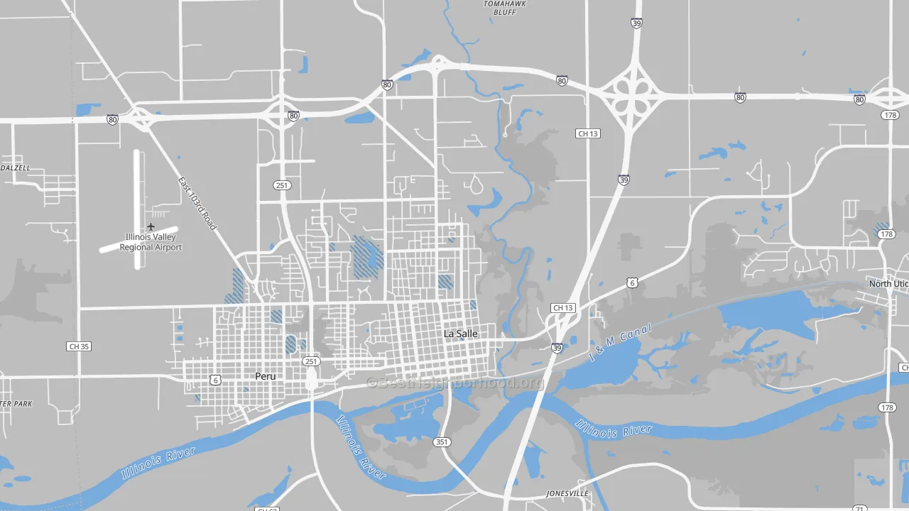 Transit Grade map of 61301, IL