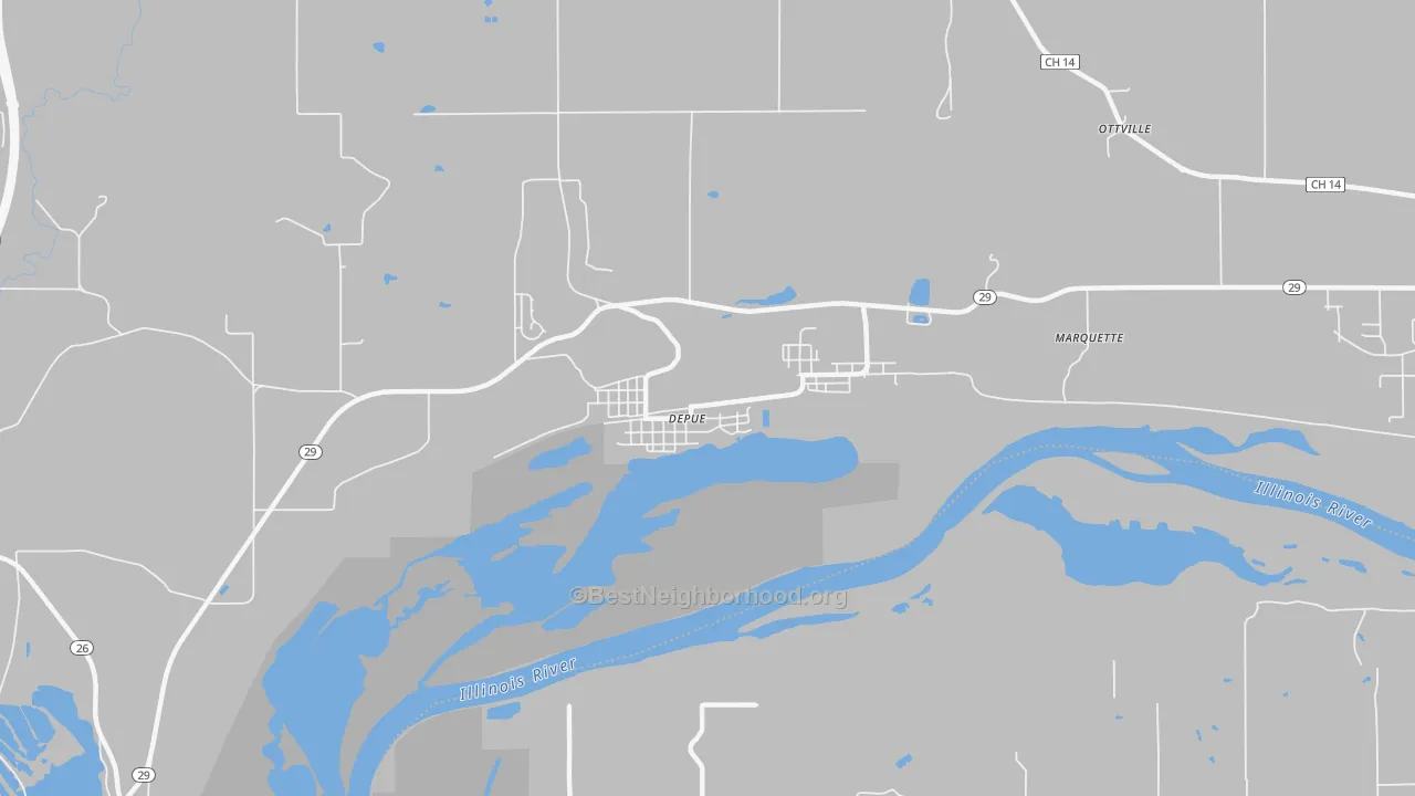 Transit Grade map of 61322, IL