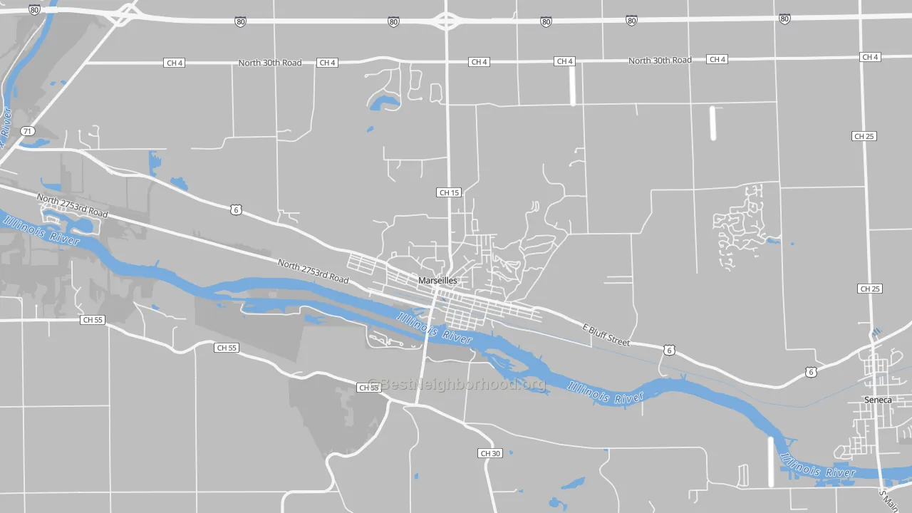 Transit Grade map of 61341, IL