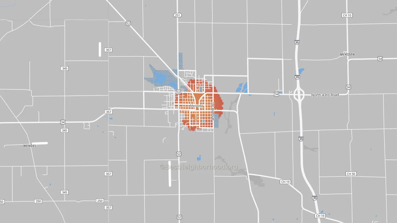 Transit Grade map of 61342, IL