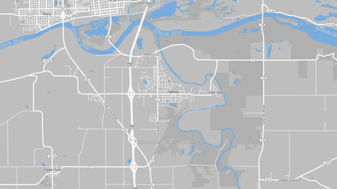 Transit Grade map of 61348, IL
