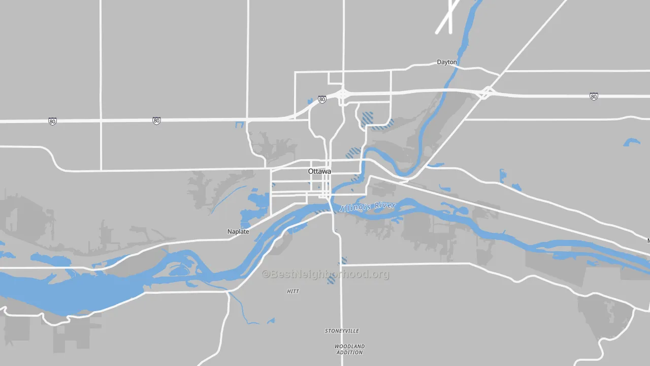 Transit Grade map of 61350, IL