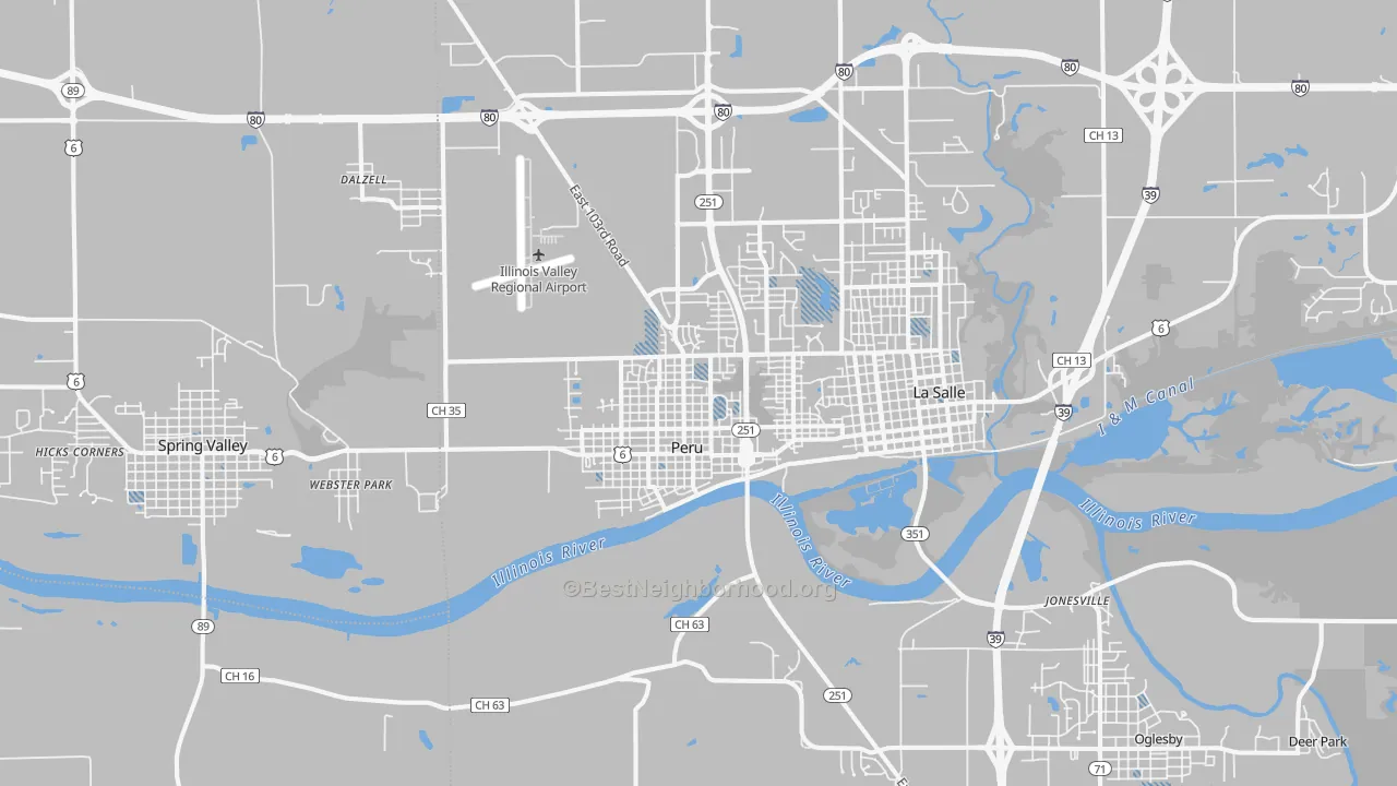 Transit Grade map of 61354, IL