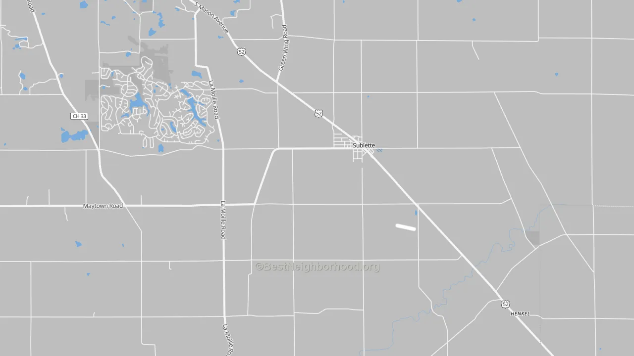 Transit Grade map of 61367, IL
