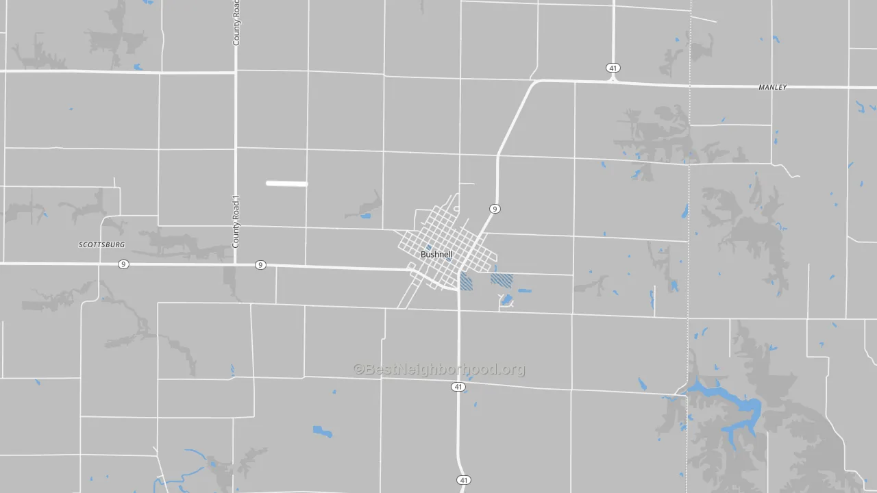 Transit Grade map of 61422, IL