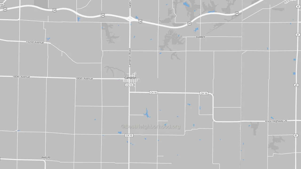 Transit Grade map of 61423, IL