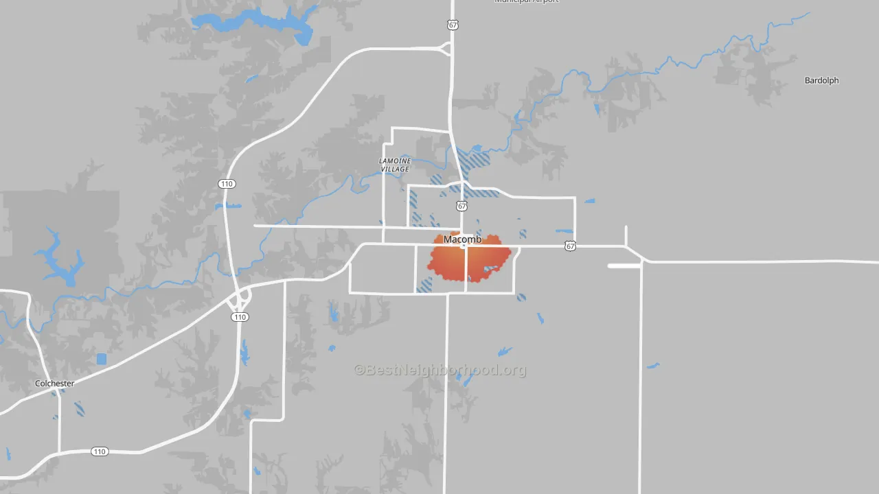 Transit Grade map of 61455, IL