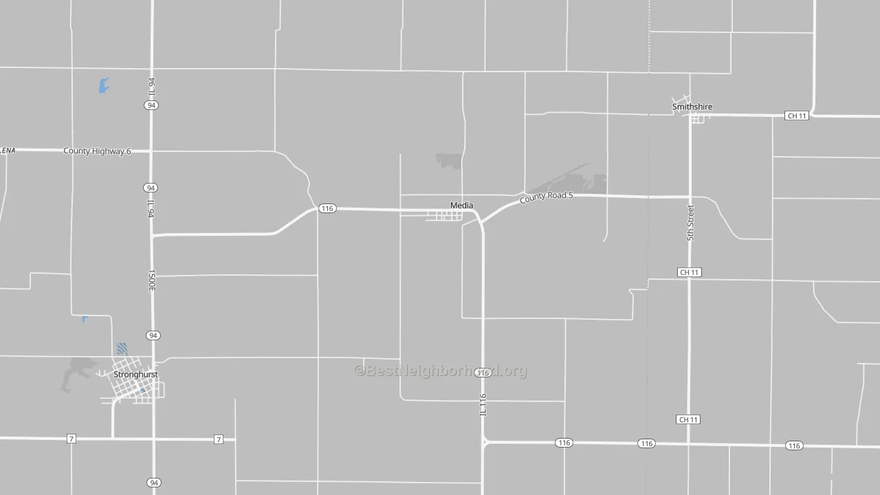 Transit Grade map of 61460, IL
